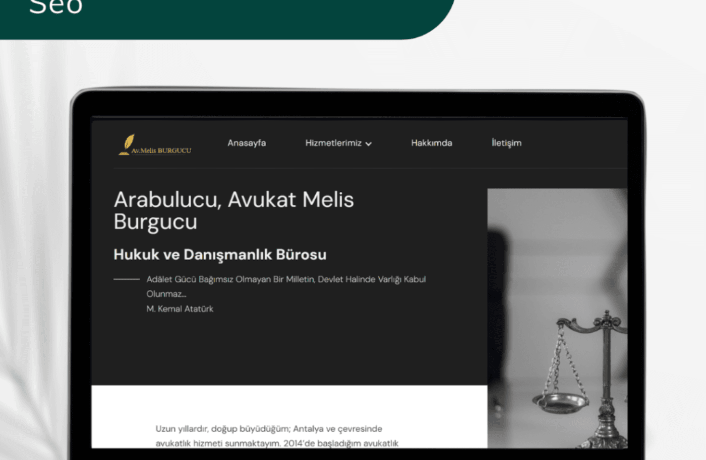 dijitalisin-avukatmelisburgucu.com web tasarım hizmeti